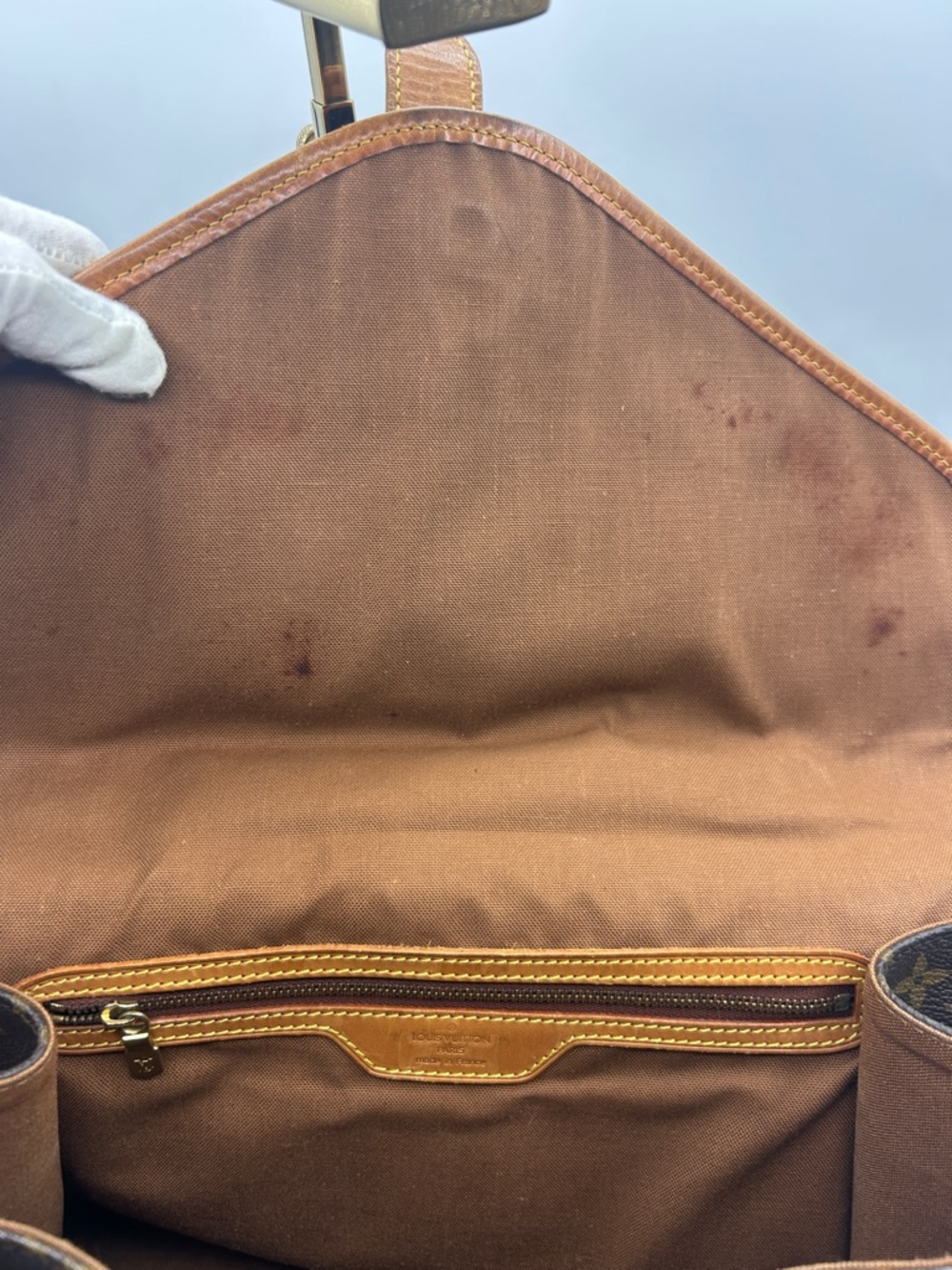 Louis Vuitton Monogram Canvas Top Handle Briefcase in Brown and Tan - Picture 12 of 14
